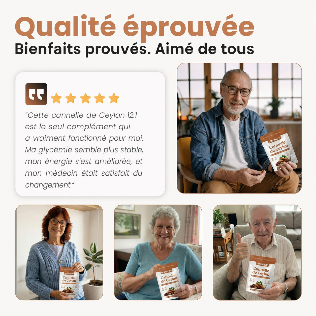Cannelle de Ceylan équivalent 7200 mg avec huile TCM